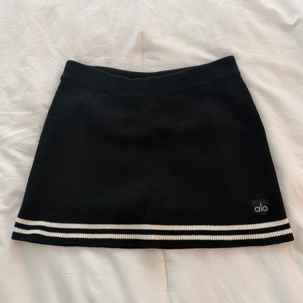 Alo Yoga Tennis Club Sweater Knit Skirt